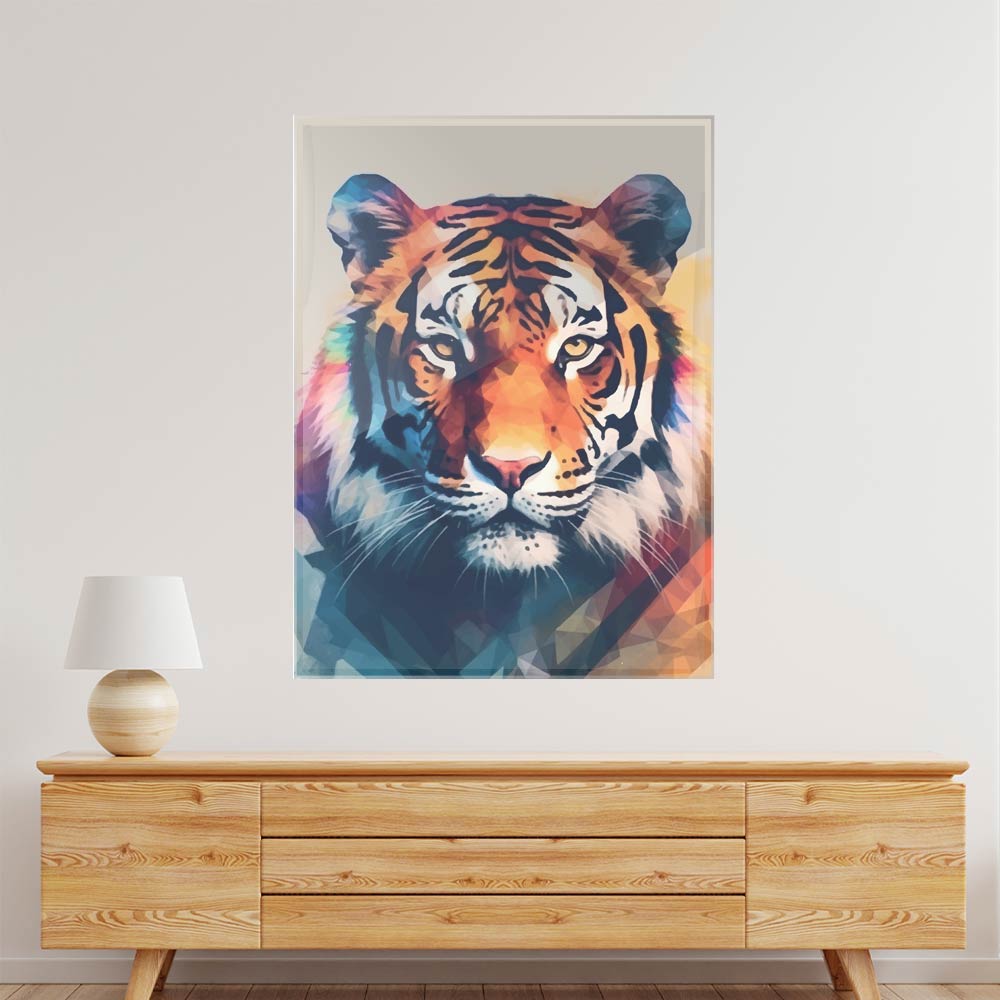 Tiger Acrylic acrylic canvas Frames