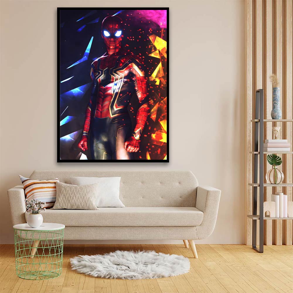 Spider man 10 acrylic canvas Frames