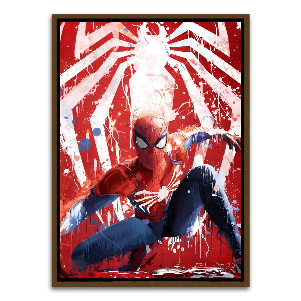 Spider man 11 Brown Canvas frame acrylic canvas Frames