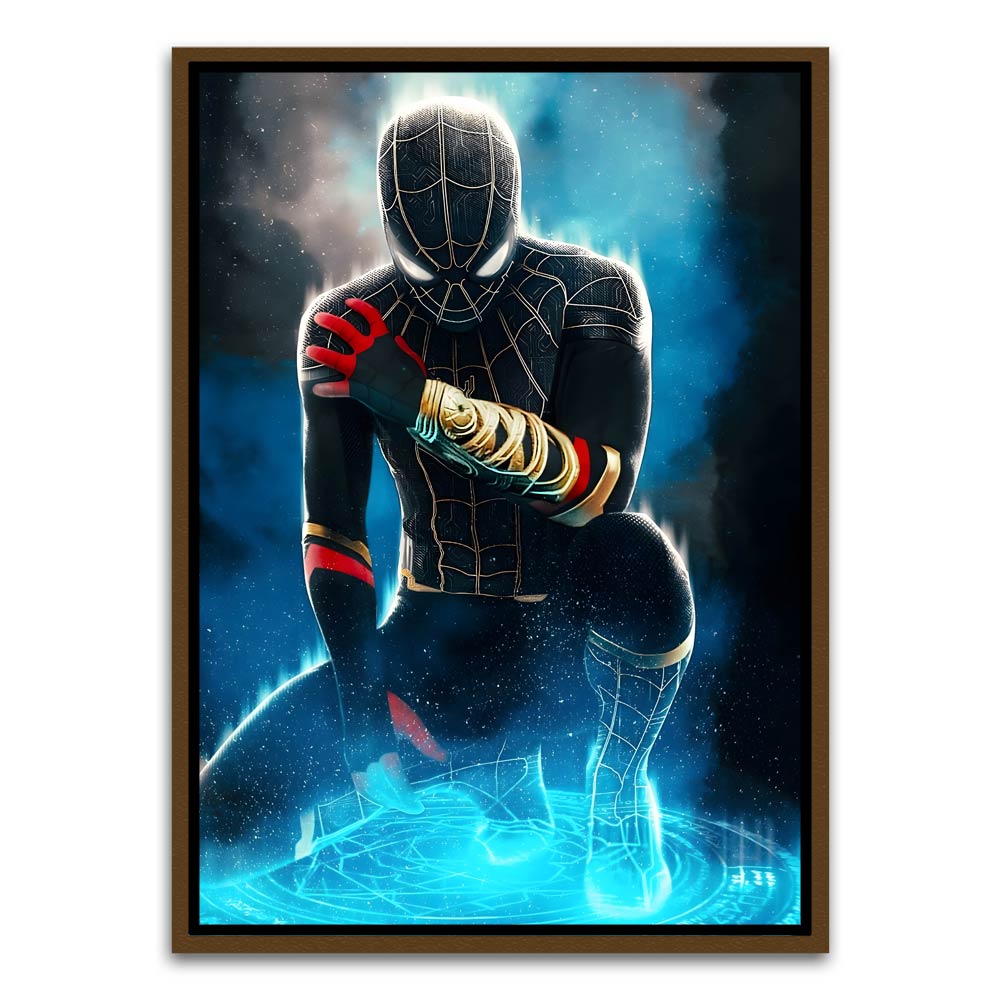 Spider man 14 Brown Canvas frame acrylic canvas Frames