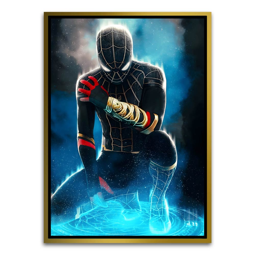 Spider man 14 Gold Canvas frame acrylic canvas Frames