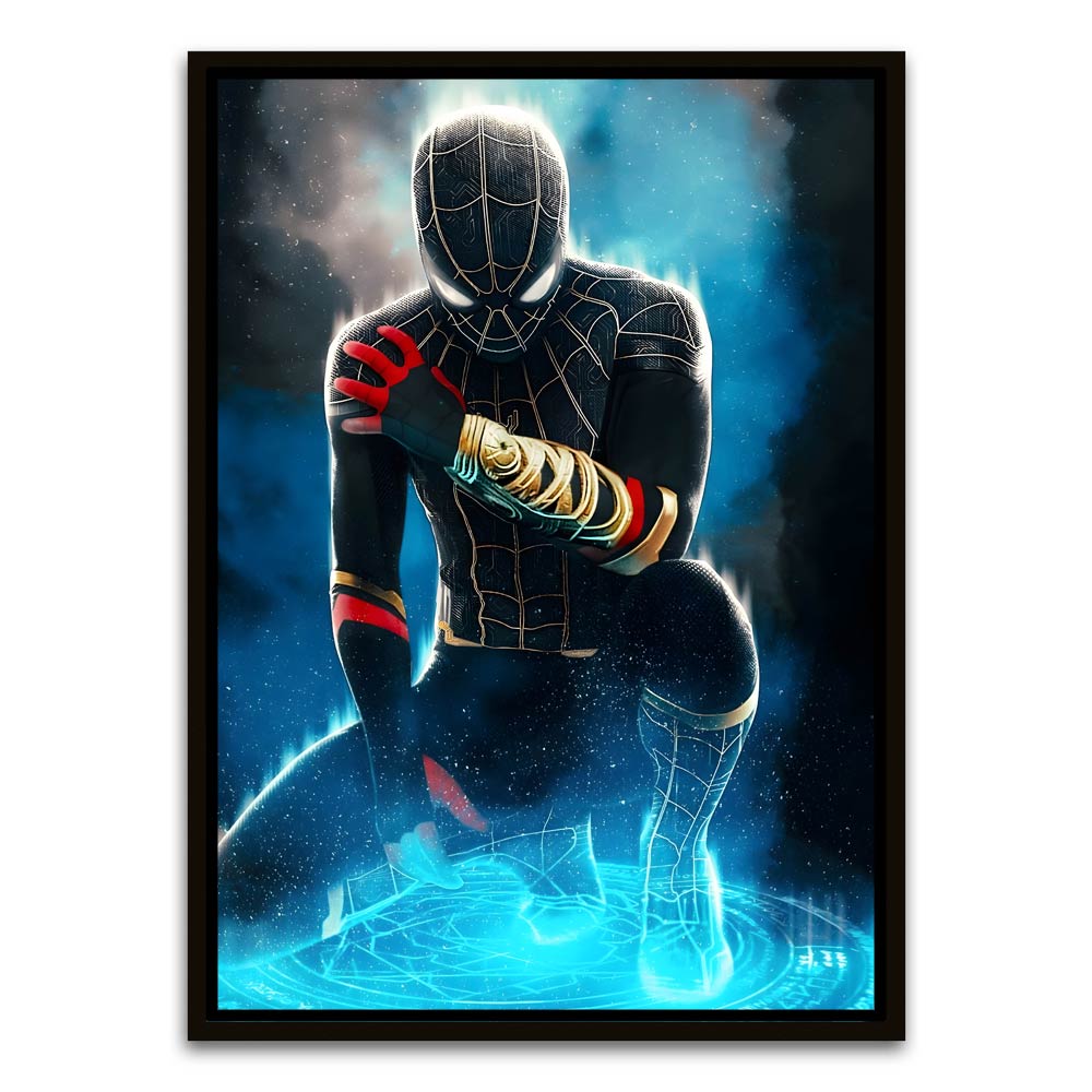 Spider man 14 Black Canvas frame acrylic canvas Frames