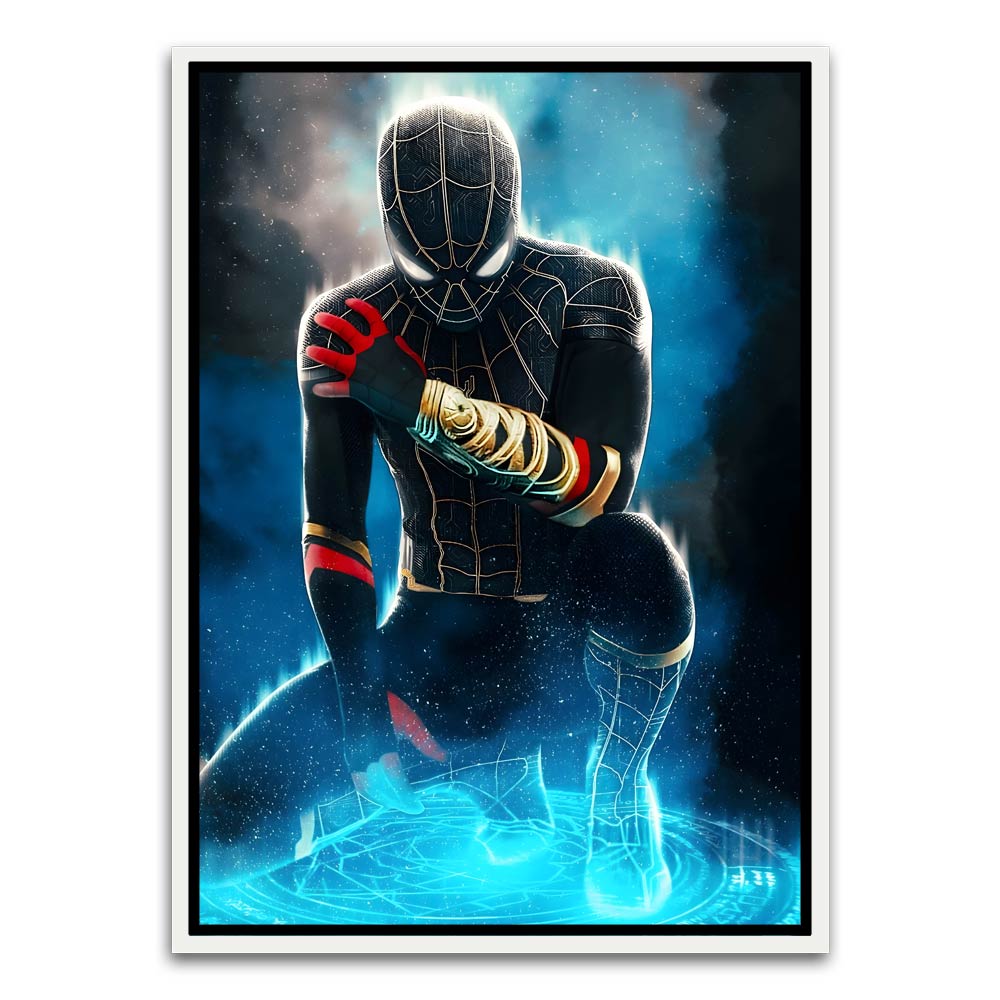 Spider man 14 White Canvas frame acrylic canvas Frames