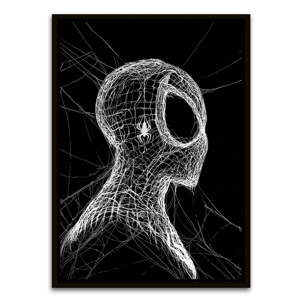 Spider man 140X187 cm acrylic canvas Frames