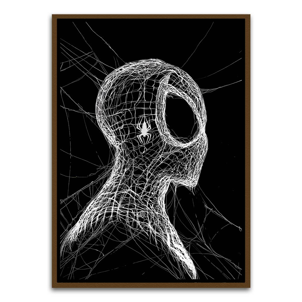 Spider man Brown Canvas frame acrylic canvas Frames