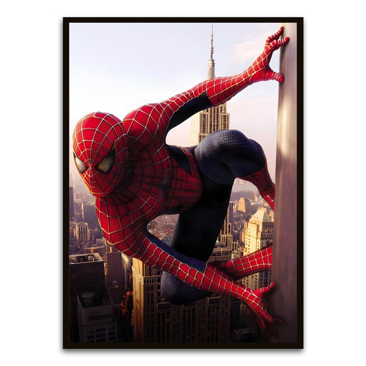 Spider man 3 Black Printed frame acrylic canvas Frames