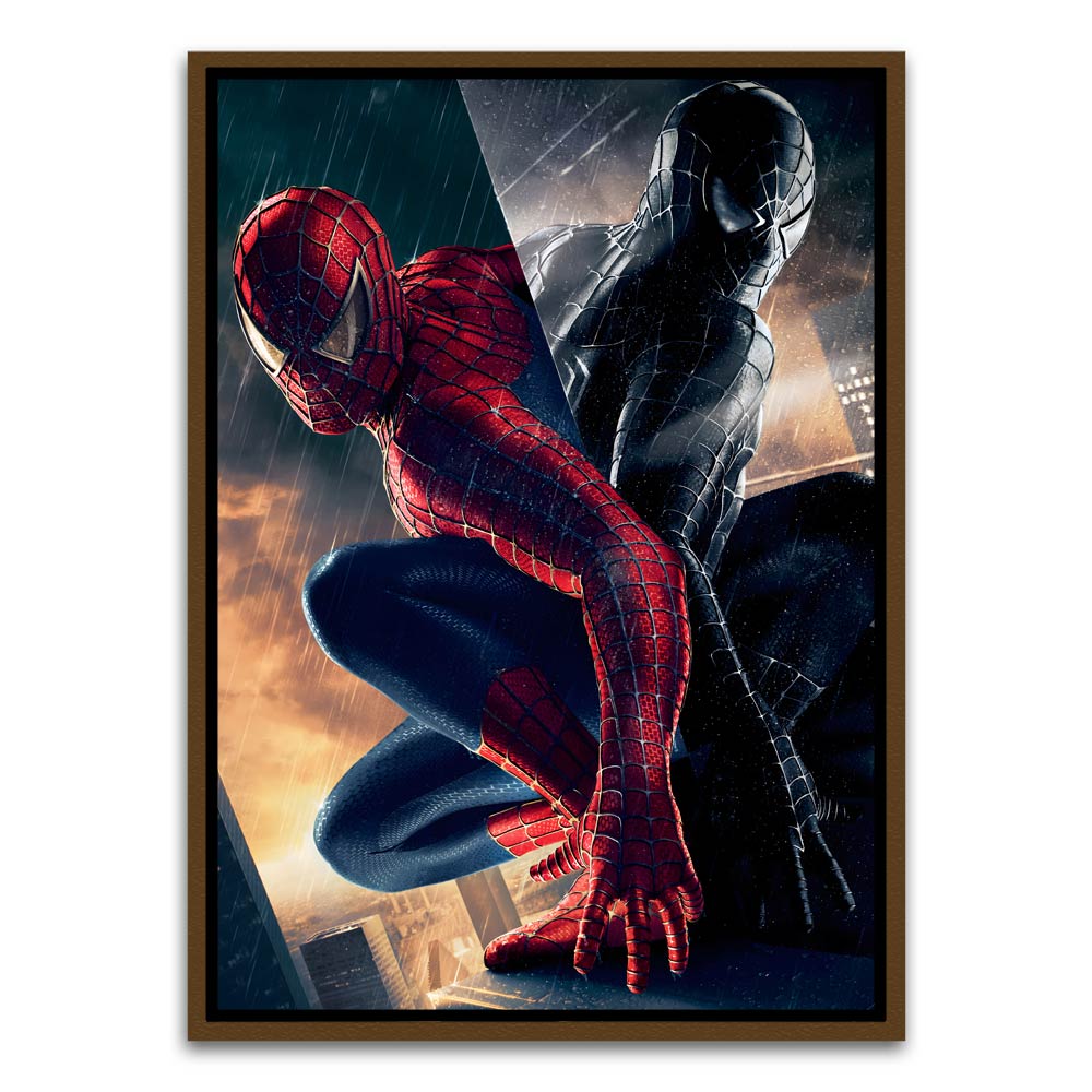 Spider man 4 Brown Canvas frame acrylic canvas Frames