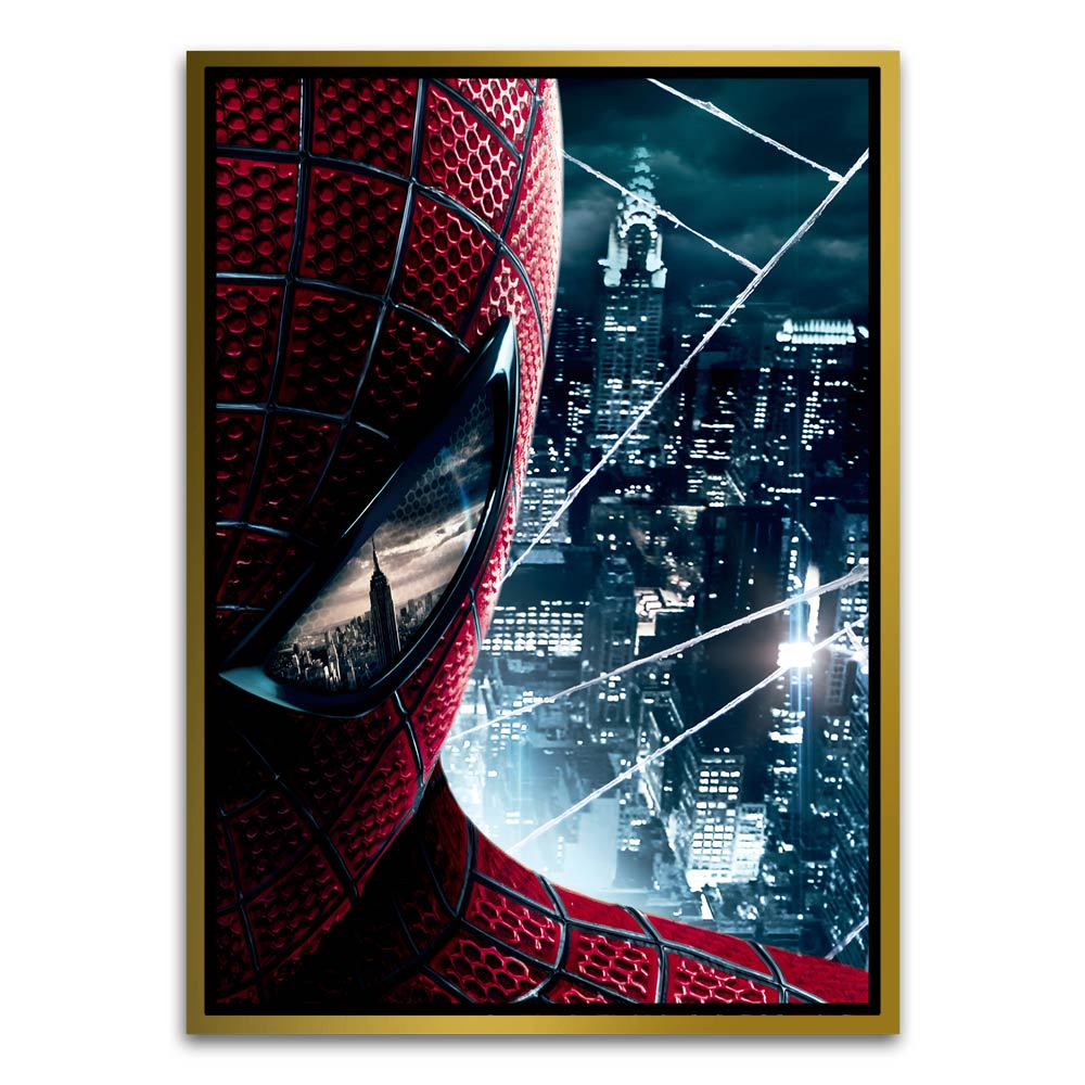 Spider man 5 Gold Canvas frame acrylic canvas Frames