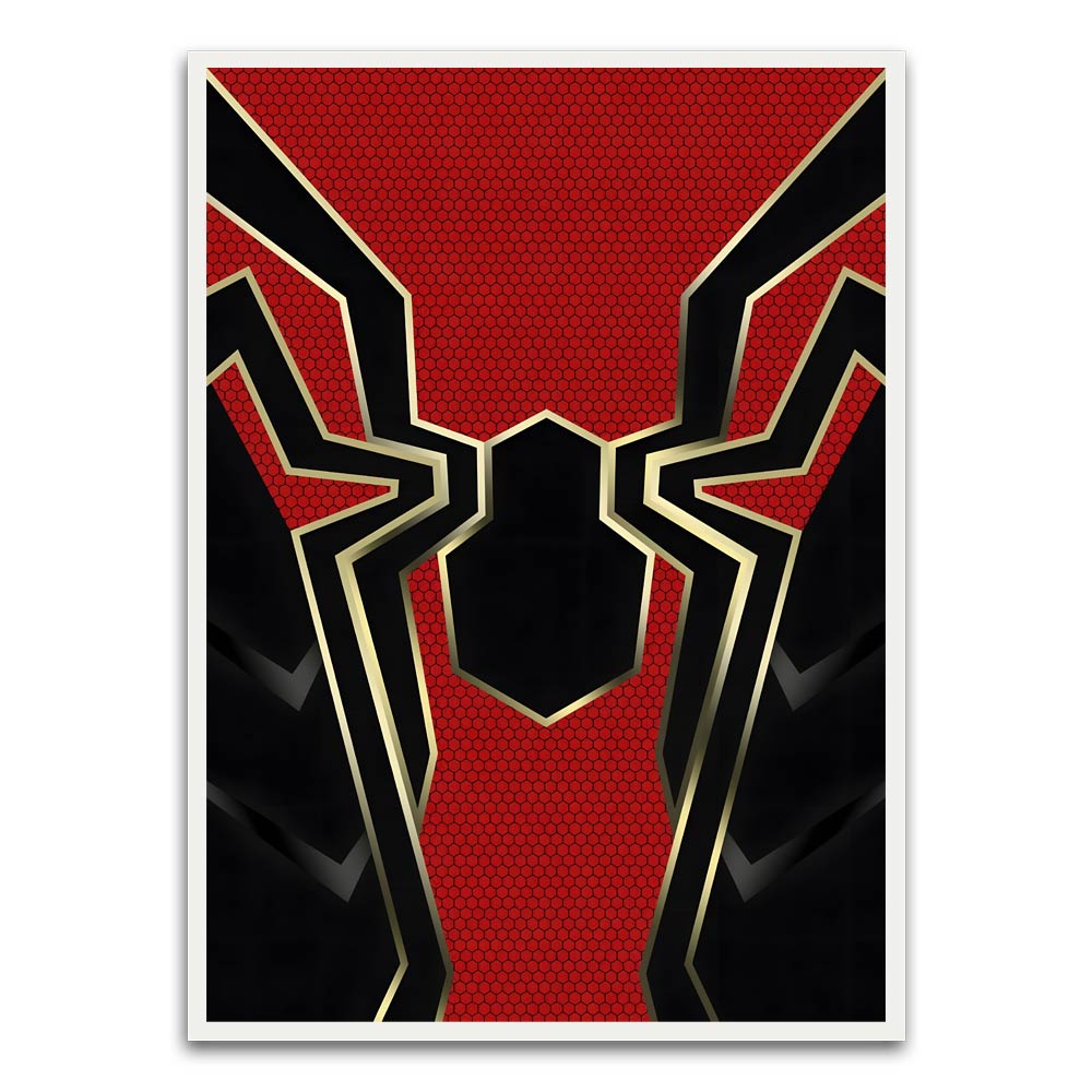 Spider man 7 White Printed frame acrylic canvas Frames