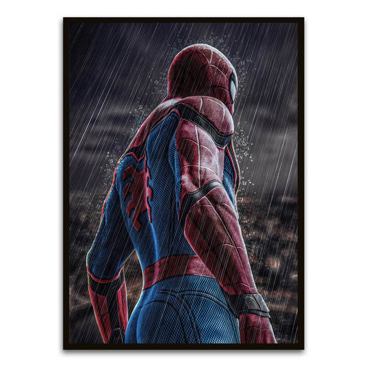 Spider man 8 Black Printed frame acrylic canvas Frames