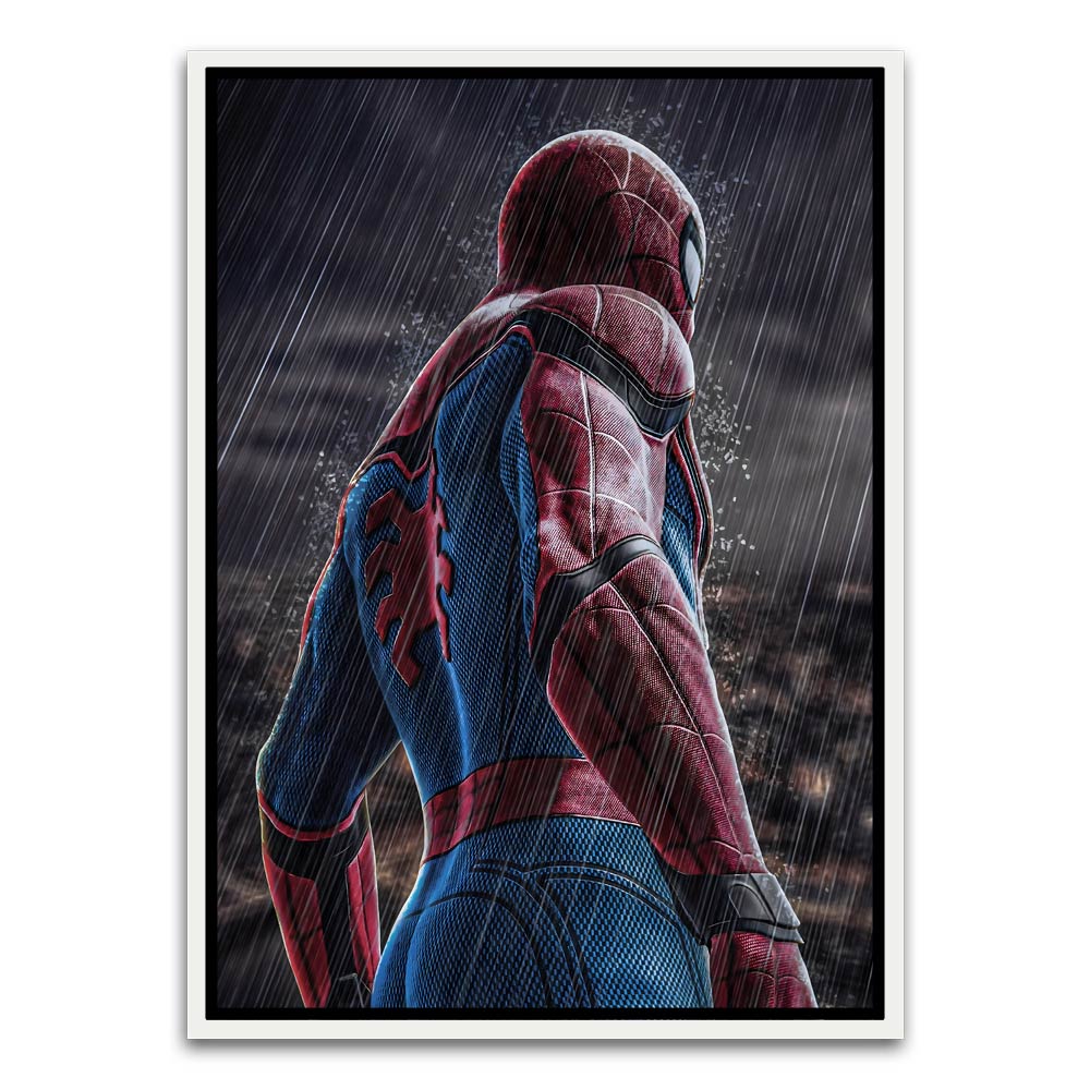 Spider man 8 White Canvas frame acrylic canvas Frames