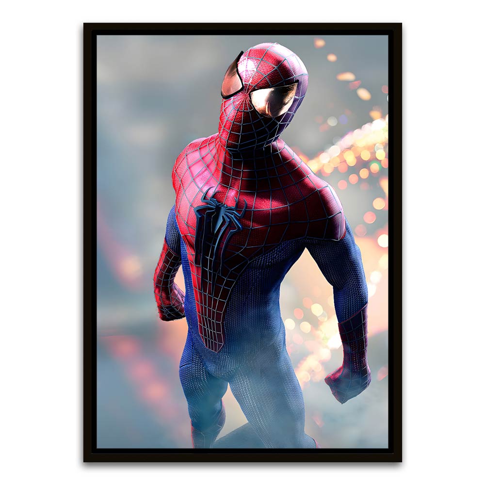 Spider man 9 Black Canvas frame acrylic canvas Frames