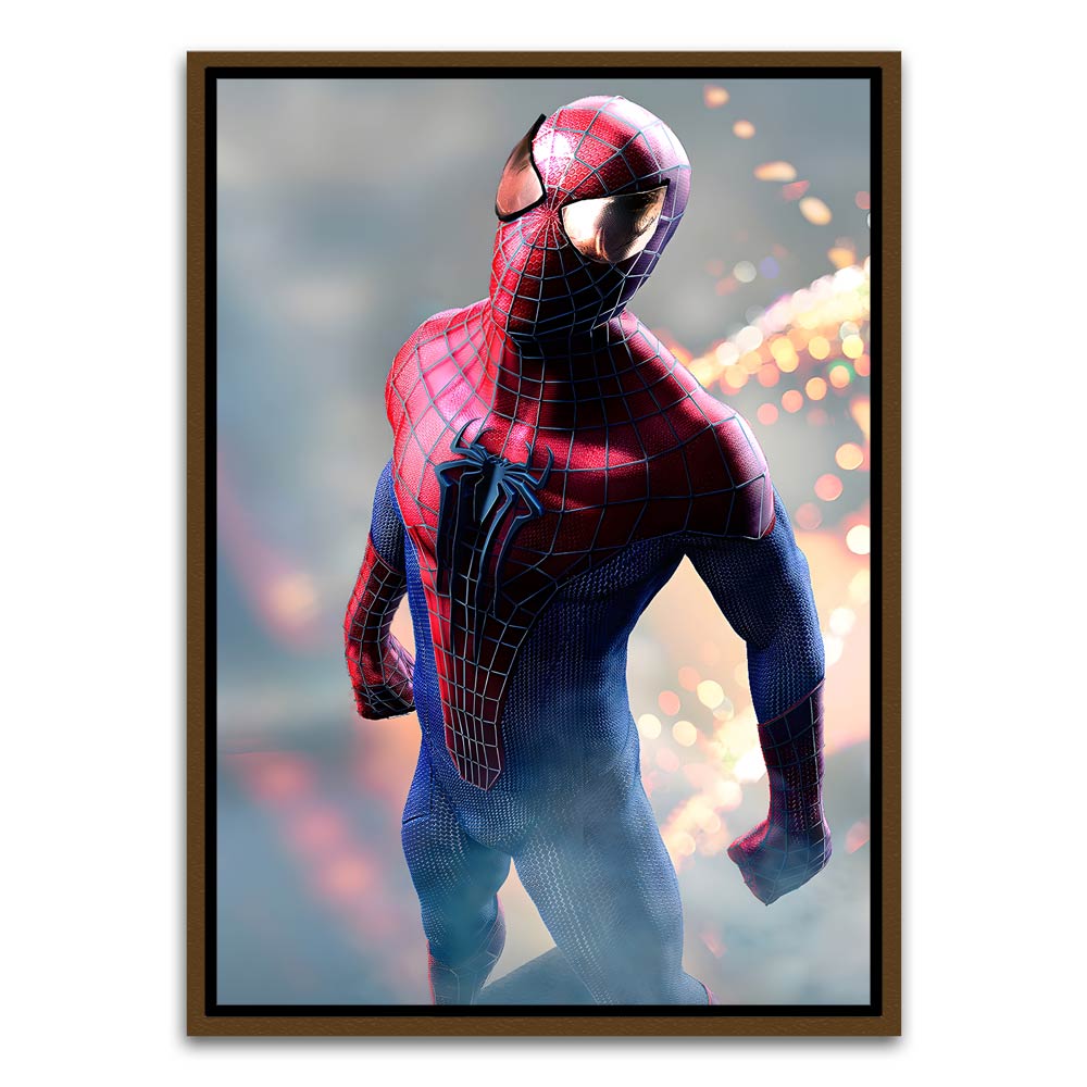 Spider man 9 Brown Canvas frame acrylic canvas Frames