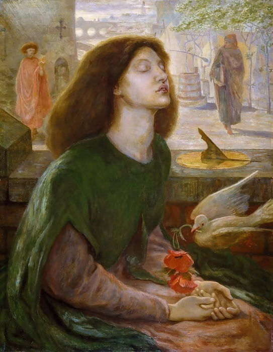 Dante Gabriel Rossetti – Beata Beatrix 50X40 Canvas