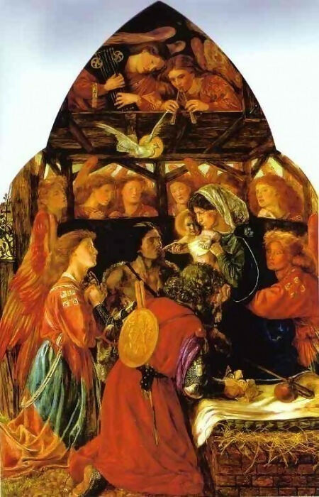 Dante Gabriel Rossetti The Seed of David 50X40 Canvas