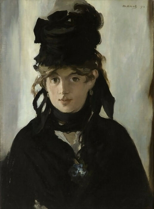 Edouard Manet – Berthe Morisot with a Bouquet of Violets 50X40 Canvas