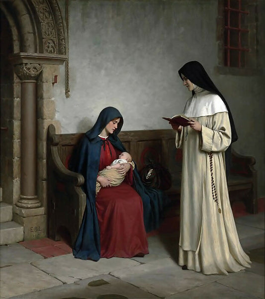 Edmund Blair Leighton – Motherhood 50X40 Canvas
