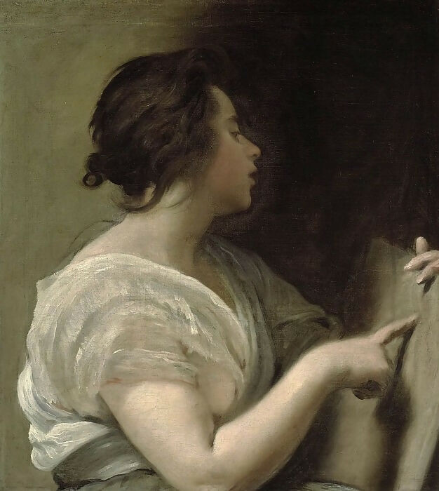 Diego Rodriguez de Silva y Velazquez – Sibyl with a Blank Board 90x120 Canvas