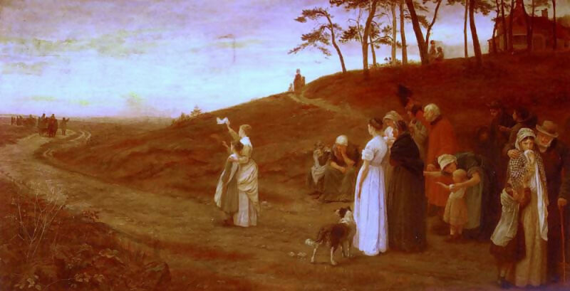 Frederick Morgan – The Emigrants Departure 50X40 Canvas