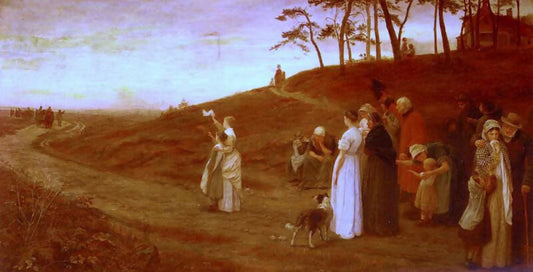 Frederick Morgan – The Emigrants Departure 50X40 Canvas