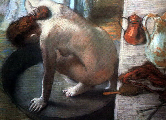 Edgar Degas - Bathing in a Basin