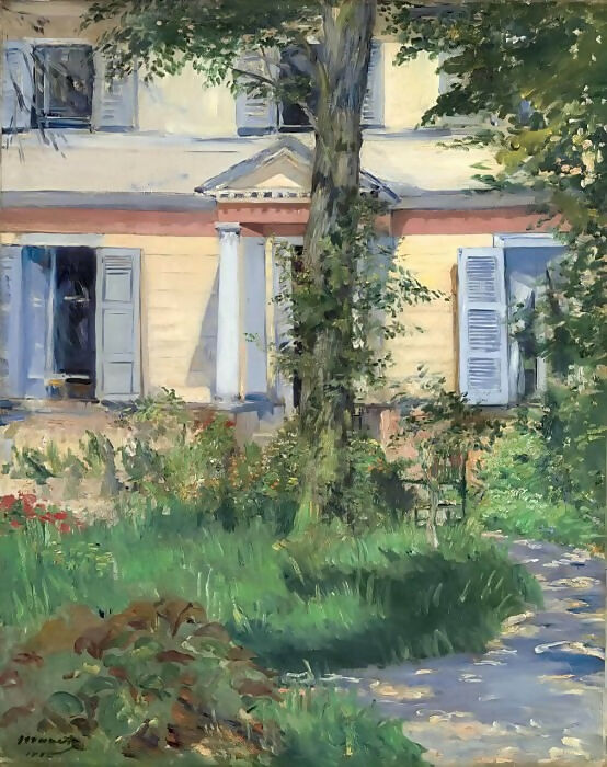 Edouard Manet – House at Rueils 90x120 Canvas