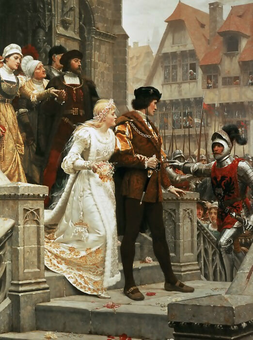 Edmund Blair Leighton – A Call to Arms 50X40 Canvas