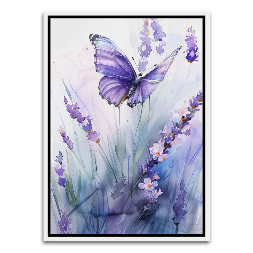 Botanical Art 21 White Canvas frame acrylic canvas Frames