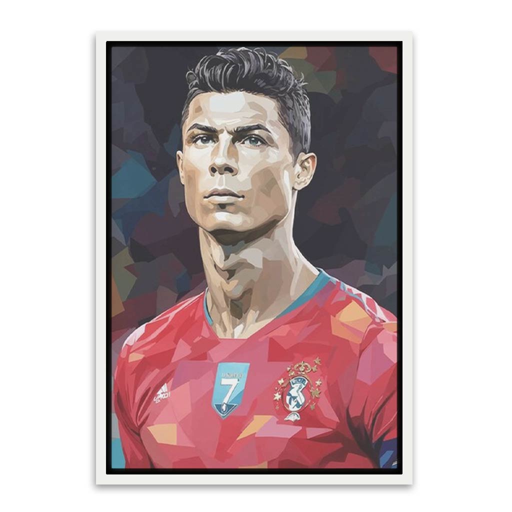 Ronaldo White Canvas frame acrylic canvas Frames