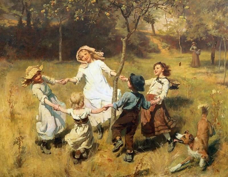 Frederick Morgan – Ring of Roses 45x60 Canvas