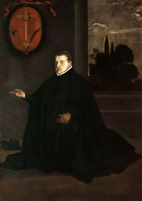 Diego Rodriguez de Silva and Velazquez – Don Cristobal Suarez de Ribera 90x120 Canvas