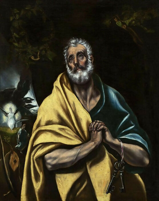 El Greco - Tears of St Peter 50X40 Canvas