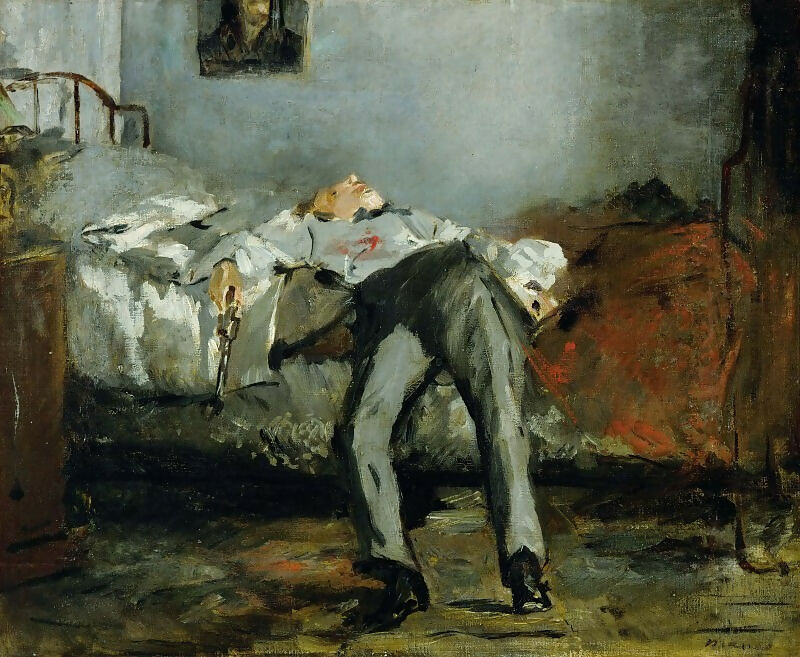 Edouard Manet – The Suicide 50X40 Canvas