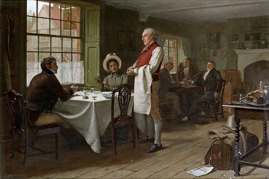 Edmund Blair Leighton – Interesting Strangers 50X40 Canvas