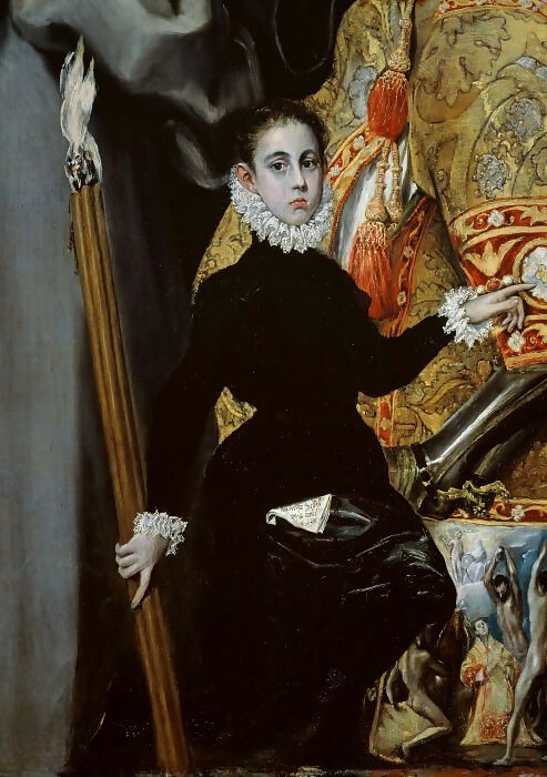 El Greco The Burial of the Count of Orgaz detail