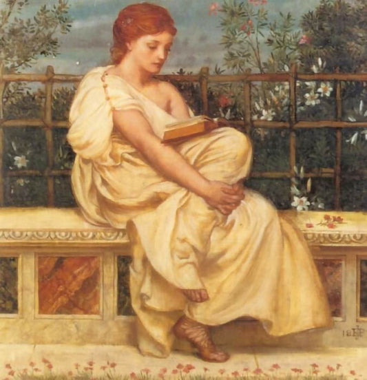 Edward John Poynter – Reading 50X40 Canvas